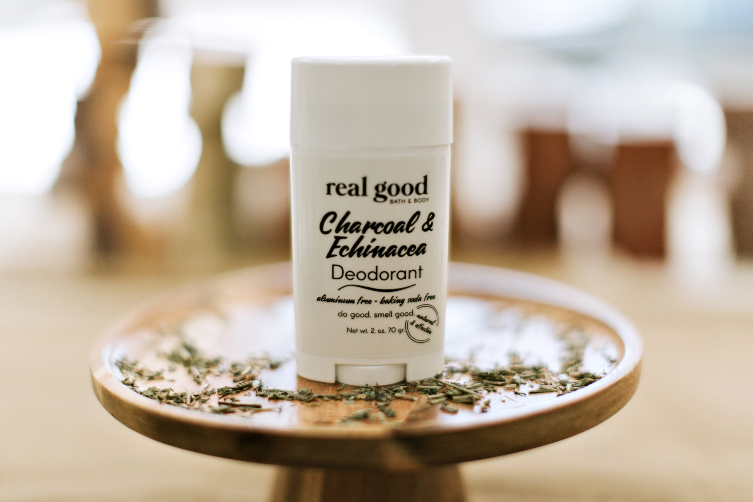 Charcoal & Echinacea (Unscented) Deodorant