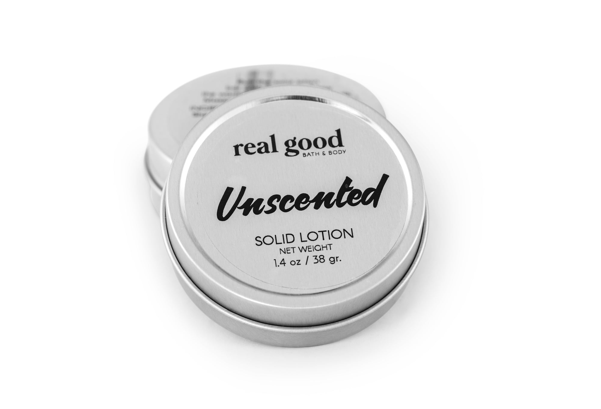 Solid Lotion Unscented Solid Lotion Bar – Real Good Bath and Body